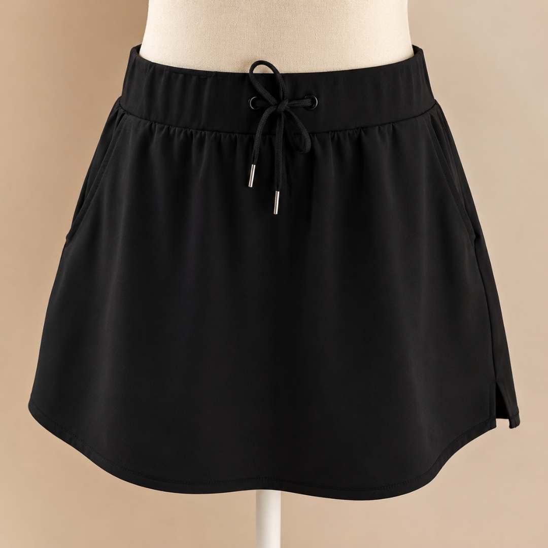 Enagua short de mujer negra Spyder