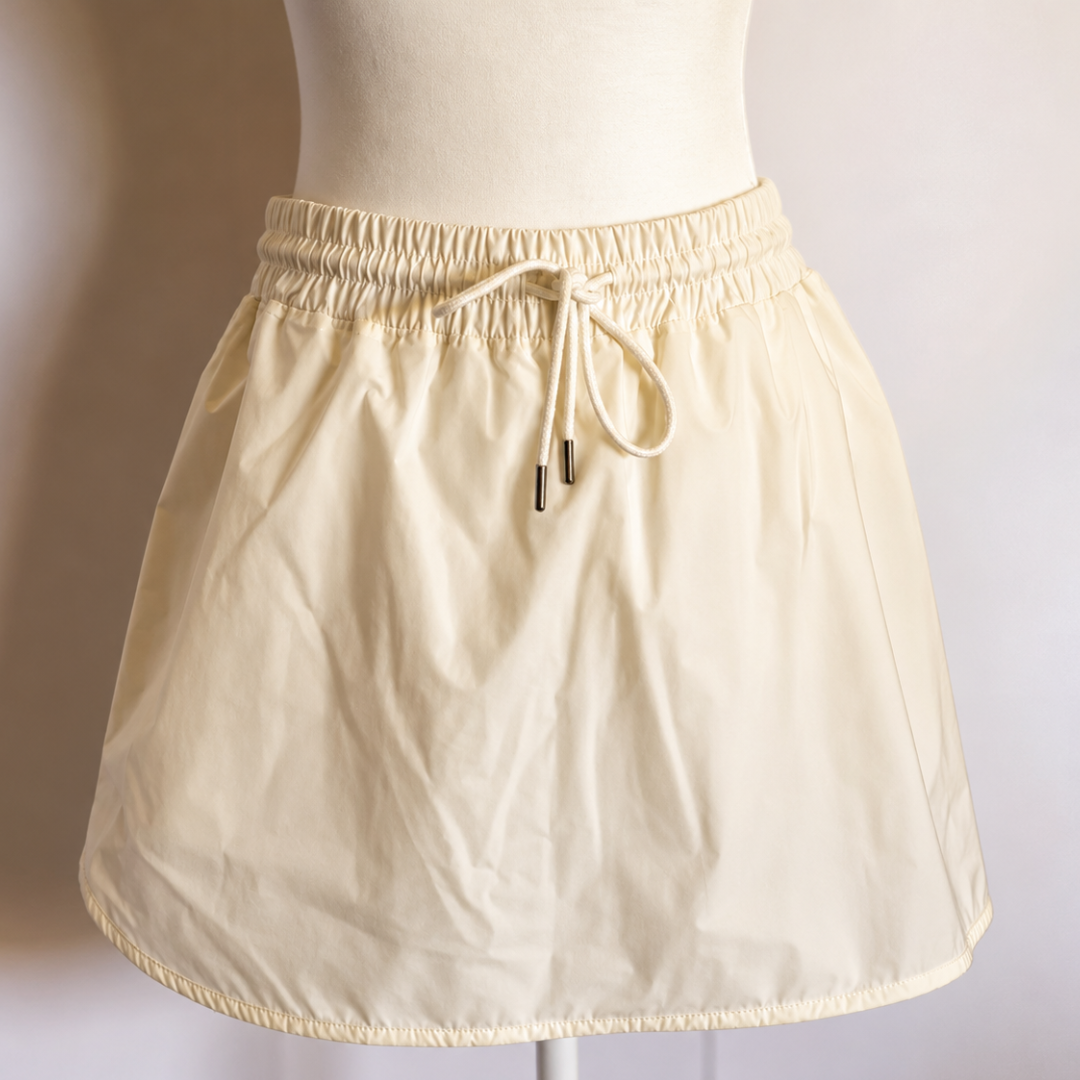 Enagua short de mujer crema Mundern Balance