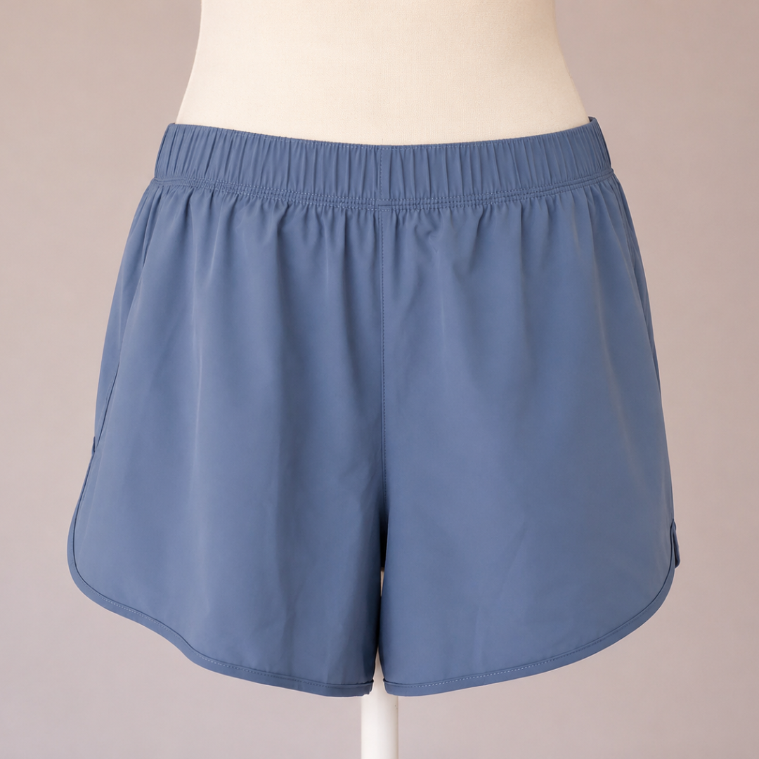 Pantaloneta de mujer celeste oscuro New Balance