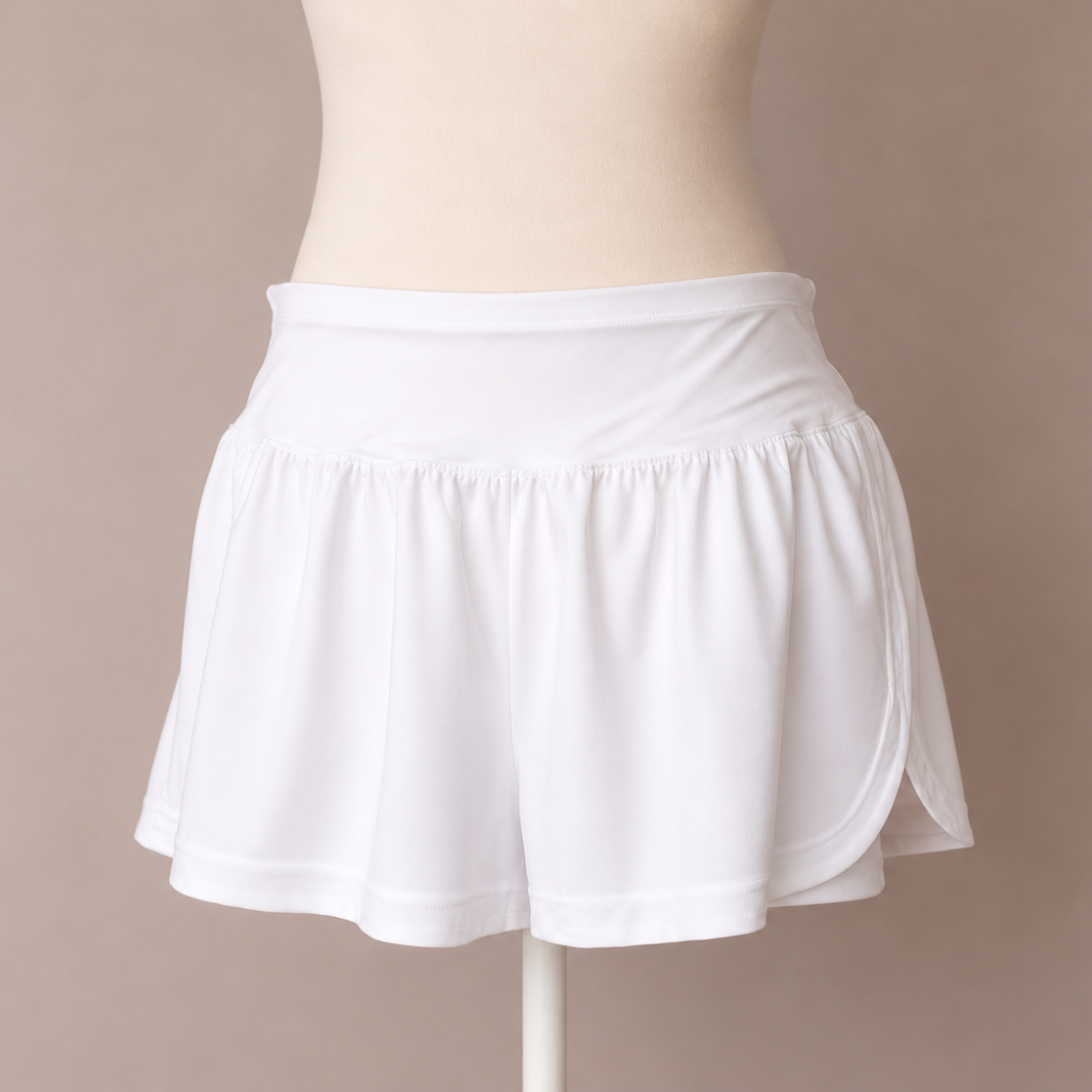Pantaloneta de mujer blanca Campion