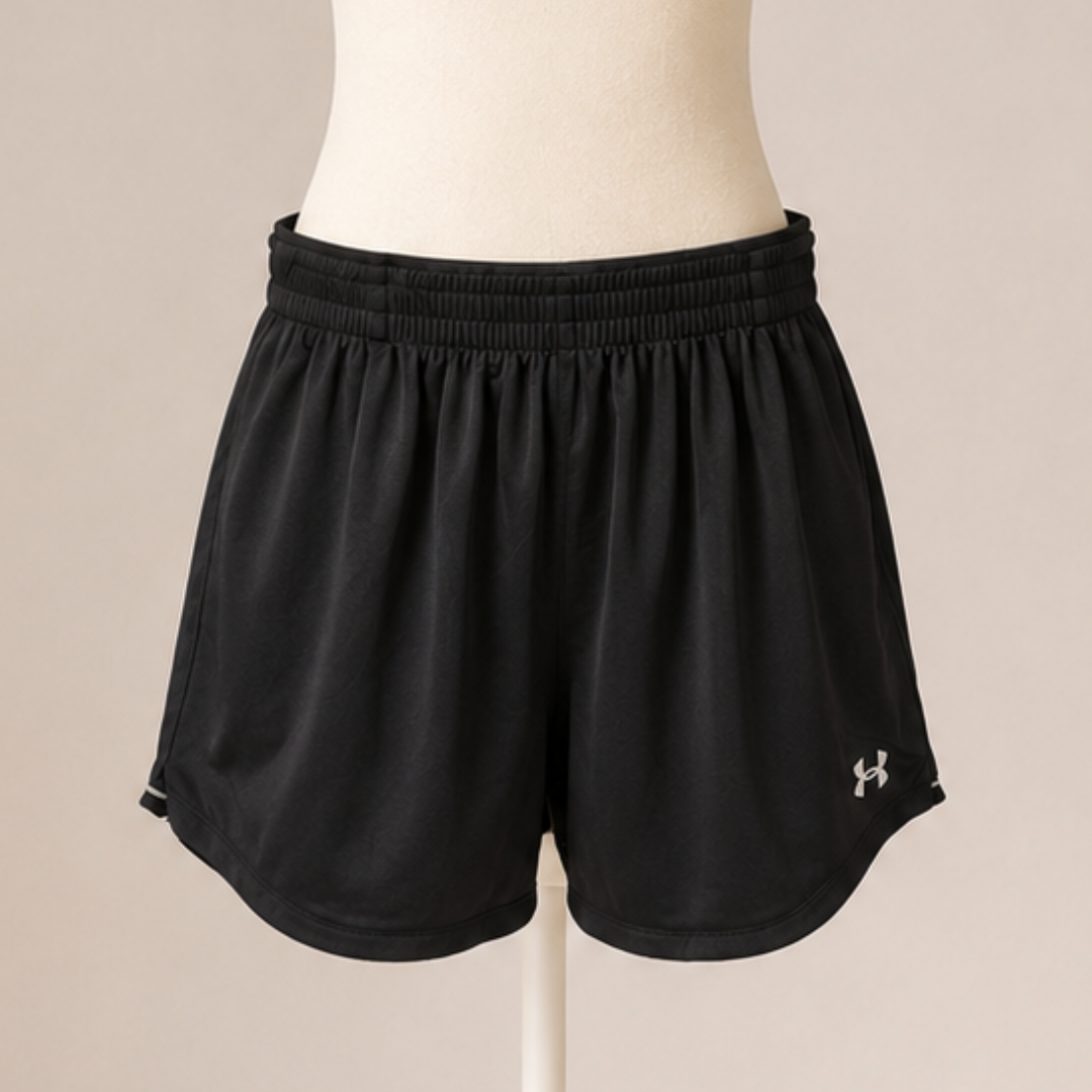 Pantaloneta deportiva negra Under Armour