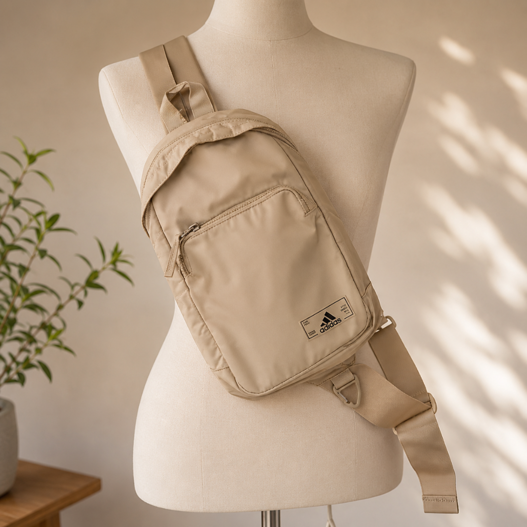 Bolso deportivo crema Adidas