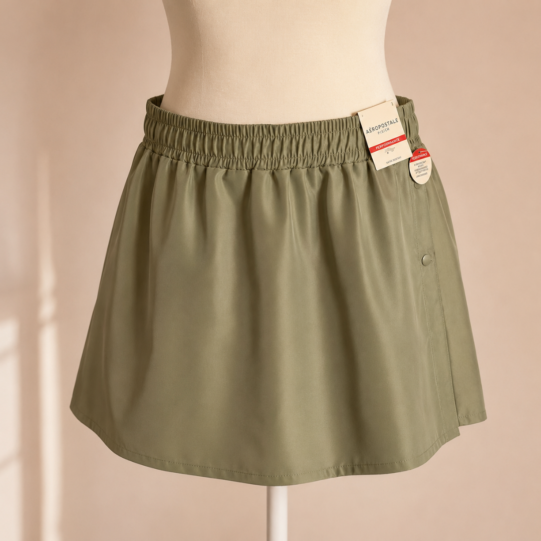 Enagua short de mujer verde Aéropostale