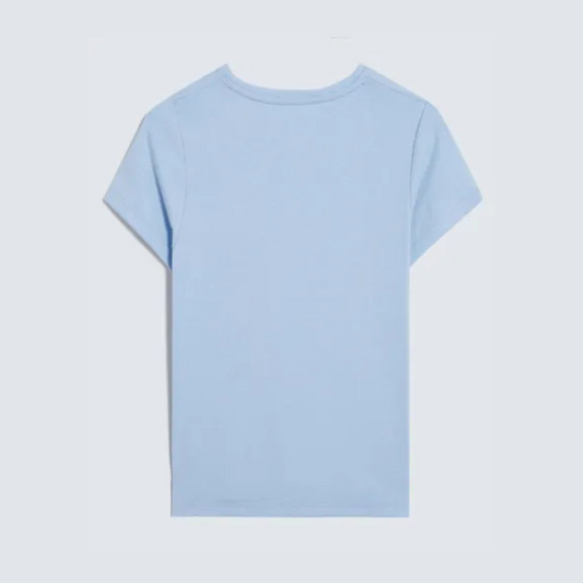 Camiseta de cuello redondo Náutica Celeste