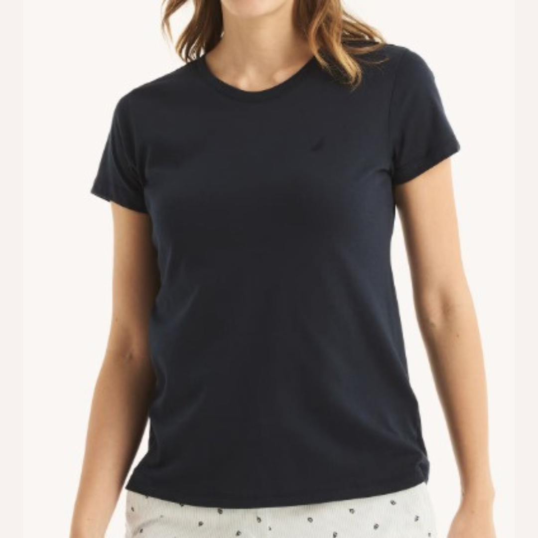 Camiseta de cuello redondo Náutica Azul