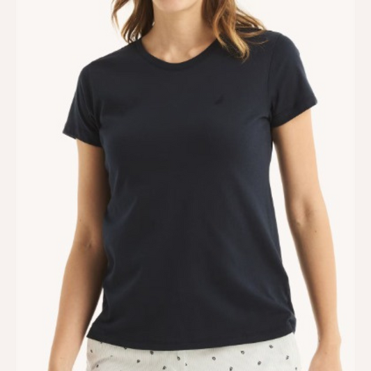 Camiseta de cuello redondo Náutica Azul