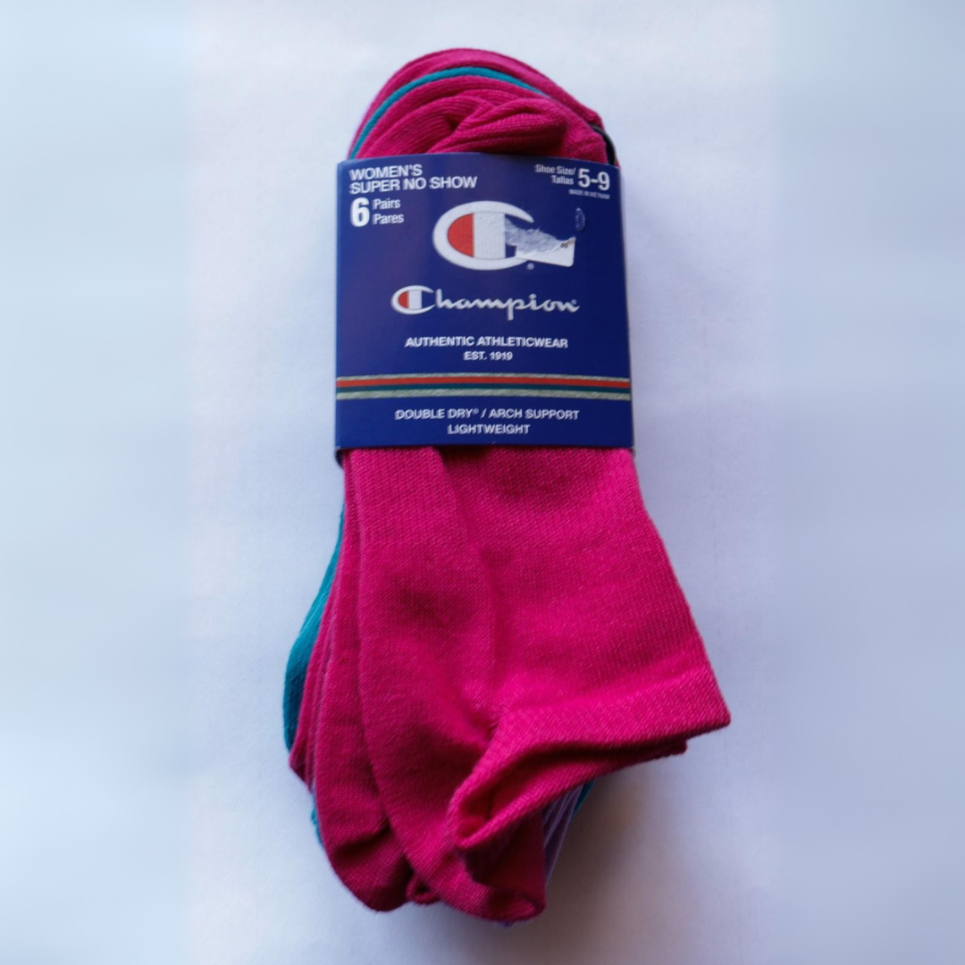 Medias de mujer de 6 pares Champion Multicolor