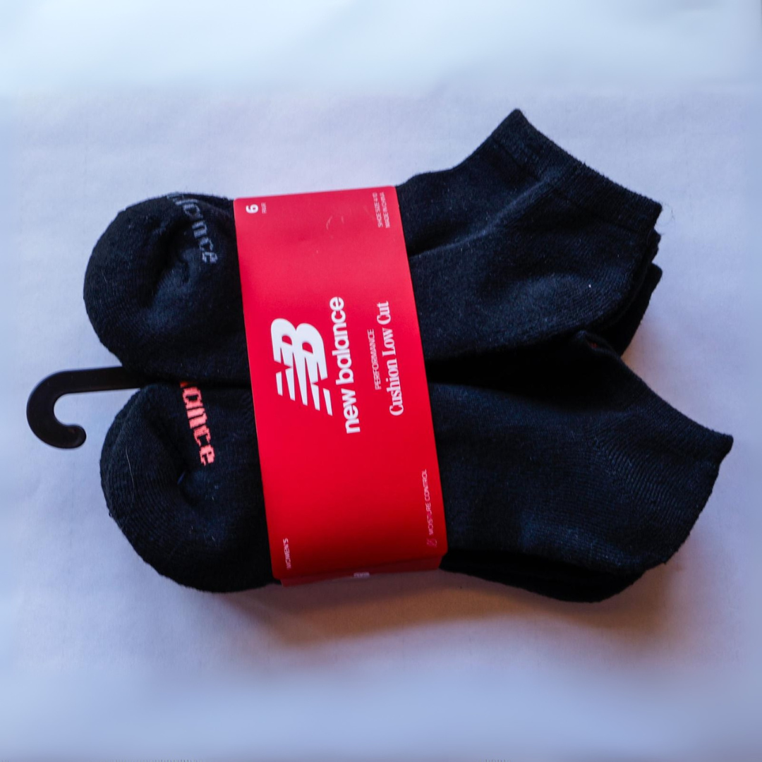 Medias de mujer de 6 pares Nautica negro c/morado