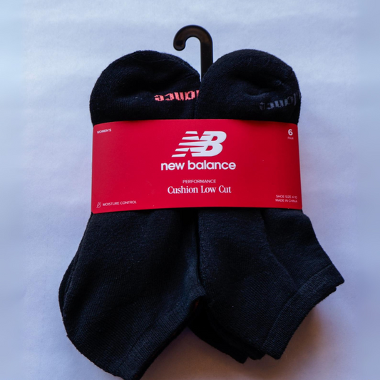 Medias de mujer de 6 pares Nautica negro c/morado