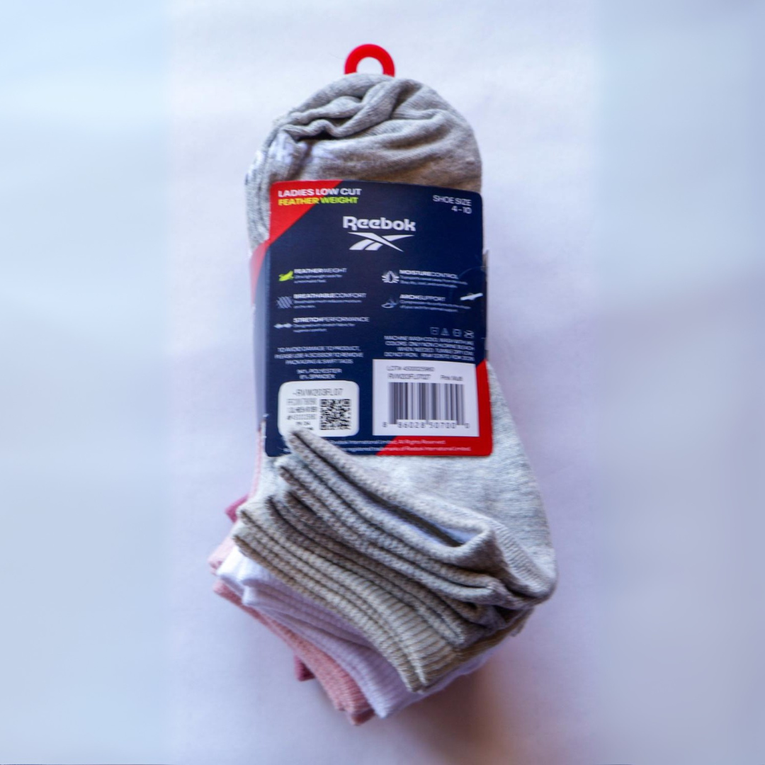 Medias de mujer de 10 pares Reebok diferentes colores