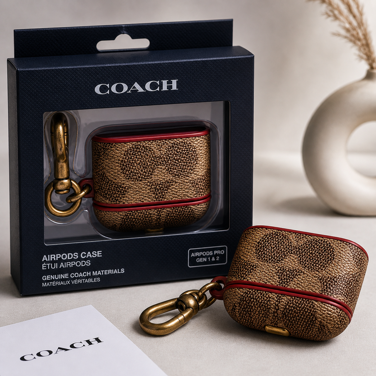 Estuche para audífonos Coach